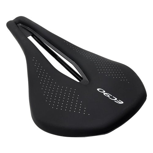 Bicycle Seat Road Bike Saddles PU Ultralight Breathable Comfortable Seat Cushion Bike Racing Saddle Parts Components (Black)