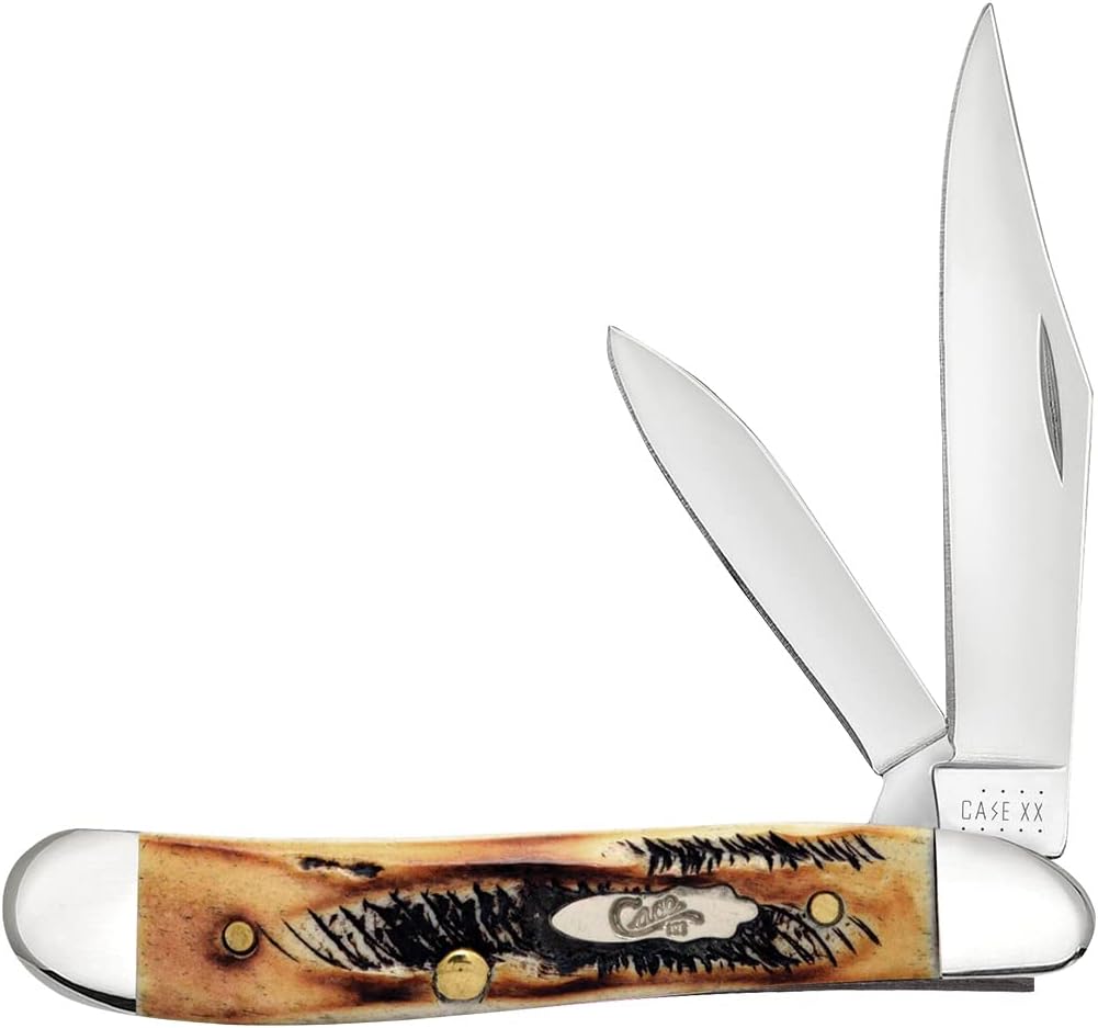 Case WR XX Pocket Knife Orange Synthetic Peanut Item #80504 - (4220 SS) - Length Closed: 2 7/8 Inches