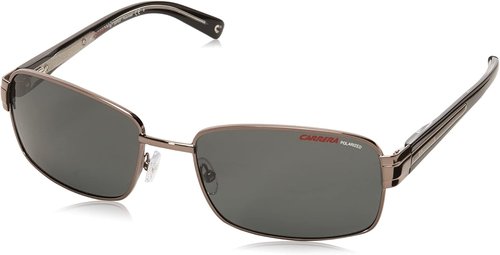 Carrera unisex adult Airlow/S Sunglasses, Matte Gunmetal/Polarized Gray, 58 mm US