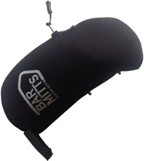 Bar Mitts Winter Bot Neoprene Bicycle Water Bottle Cover/Enclosure with Water Bottle Cage & Accessories, Black
