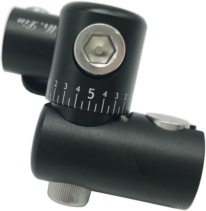 AMEYXGS Bow Rod Stabilizer Fully Adjustable Single Side V-bar Mount Quick Disconnect Sidebar Mount Pkg