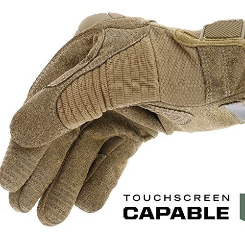 Mechanix Wear M-Pact 3 Tactical Work Gloves - Medium, Coyote Brown, Touchscreen
