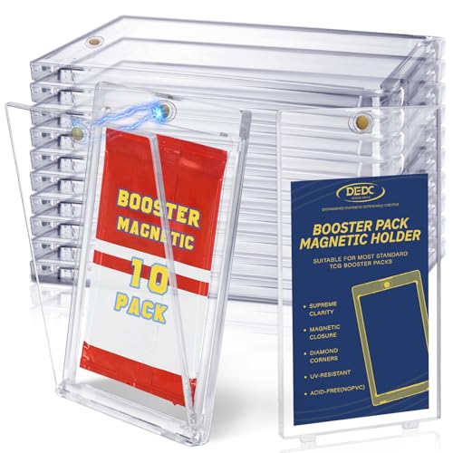 Collector Pack 10pcs Card Holder UV Magnetic Case for Trading Cards