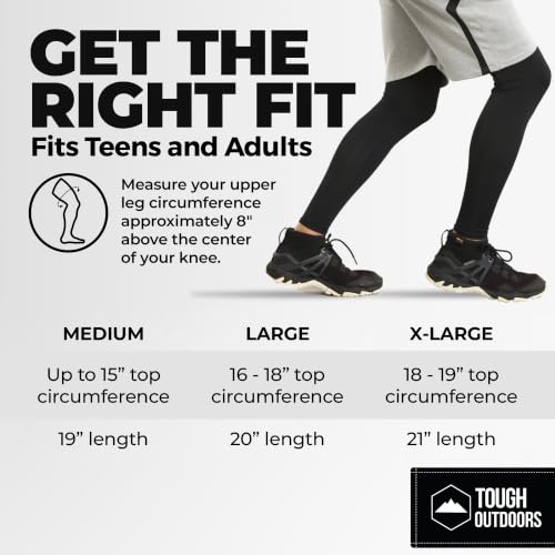 Navy Blue Leg Compression Sleeves for Men & Women - Sun Protection & Recovery