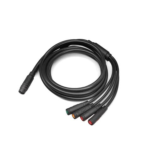 XBERSTAR Electric Bike Connector 1T4 Extend cable 105cm Connect E-bike Throttle/Ebrake/Display Electric Bicycle Parts Accessories