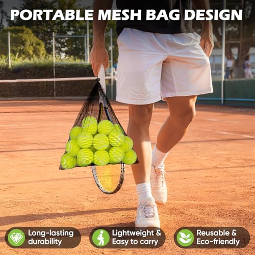 30 Pack Tennis Balls for Dogs & Training | High Elasticity & Durable Bounce