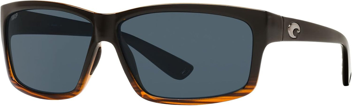 Costa Del Mar Men's Cut Rectangular Sunglasses