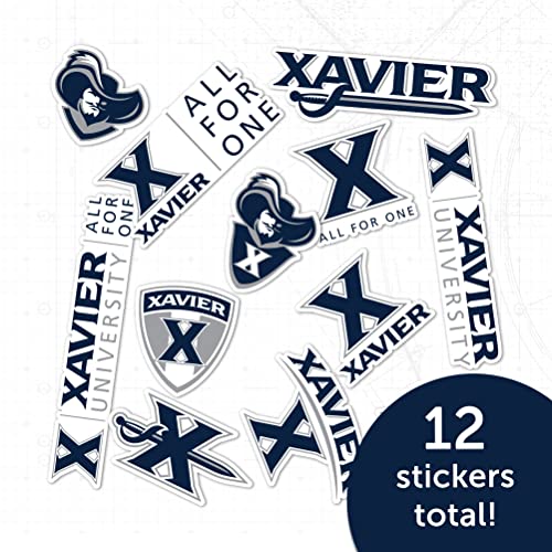 Xavier Musketeers Sticker Decal - College Campus Spirit Vinyl Sticker Sheet
