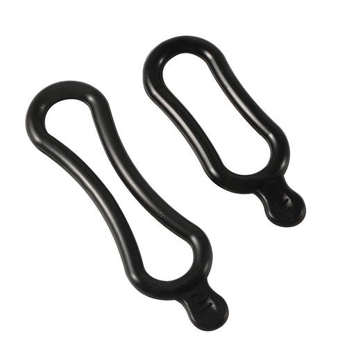 Leadigol 20 PCS Elastic Silicone O Rings, Bicycle Light Silicone Straps Headlamp Installation Mount Rings Cycling Bicycle Straps for Headlamp Headlight