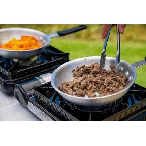 Sterno Portable Butane Stove - 9K/10K BTU Single Burner Stove, Outdoor & Indoor Use Butane Gas Burner with Carrying Case - Camping Cooktop for Tailgating, Outdoor Cooking, Catering, & Action Stations