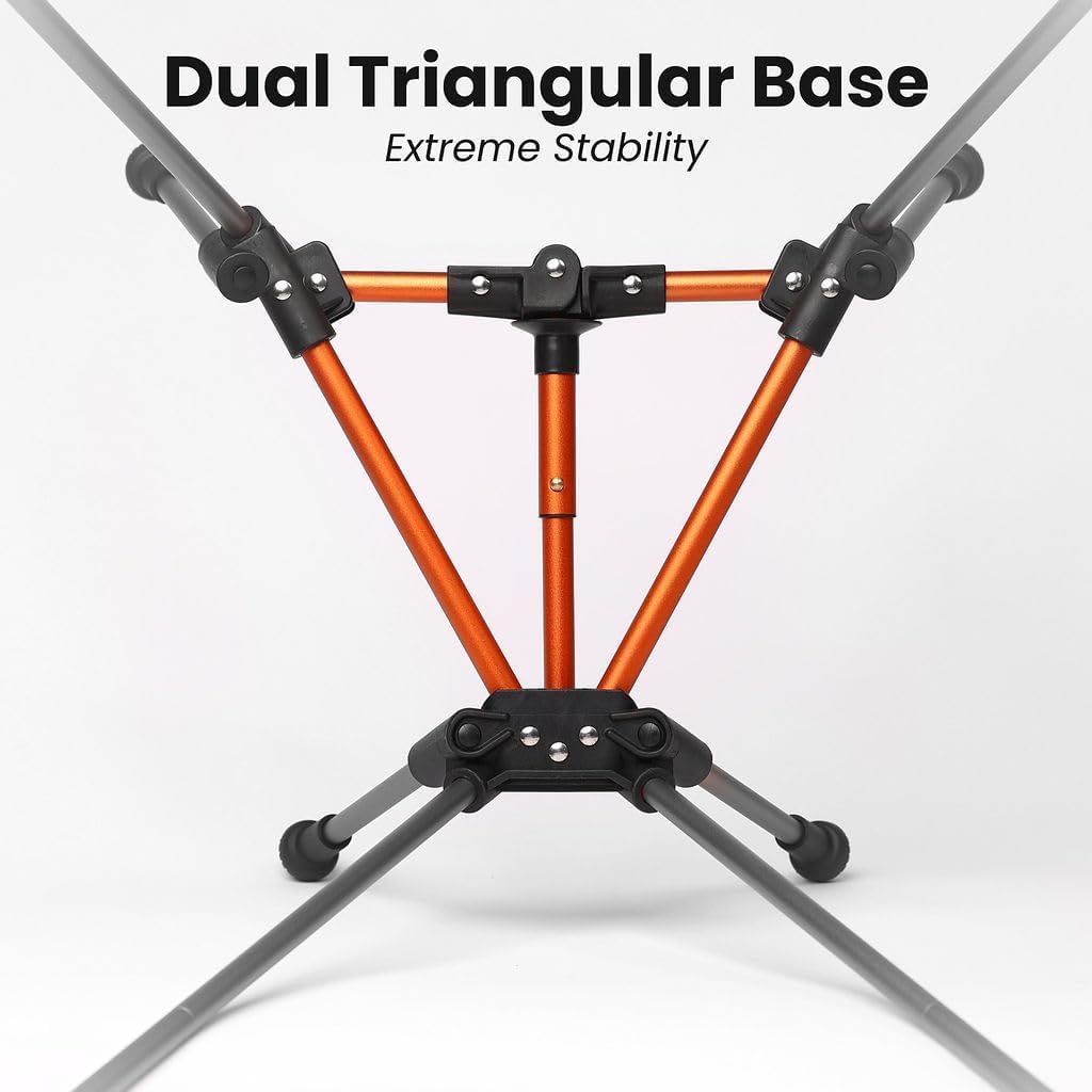 Advnture Club Portable Camping Chair - Lightweight, Compact, Foldable & Sturdy | Backpacking Chair for Camping, Hiking, Beach, Tailgates and More | 330 Lbs Capacity