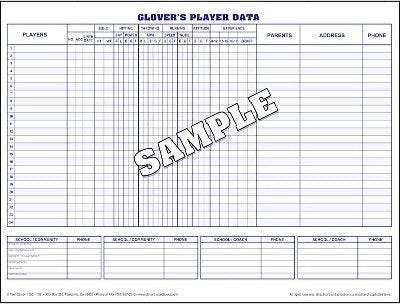 Baseball Softball Scorebook for 30 Games - Stats & Scoring Sheets