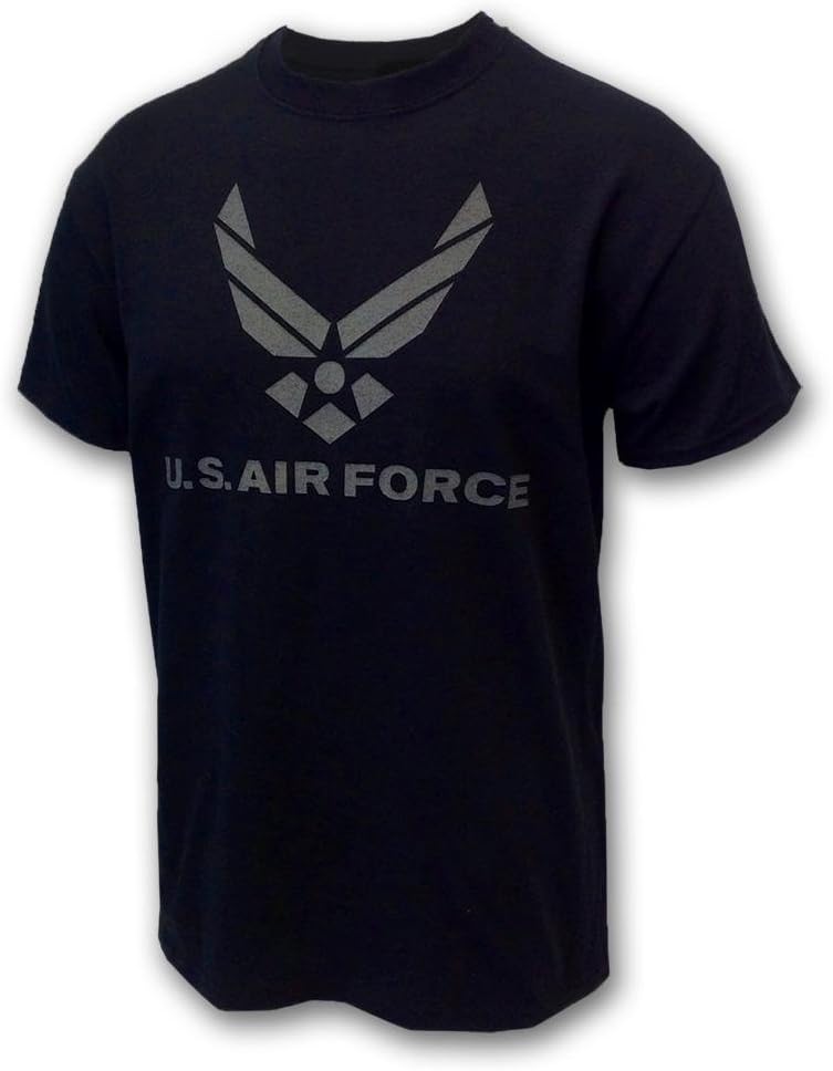 US Air Force Reflective PT Tee for Men - Licensed Short-Sleeve T-Shirt Gear