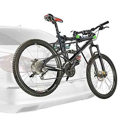 Allen Sports Deluxe 2-Bike Trunk Mount Rack, Model ZN102, Black