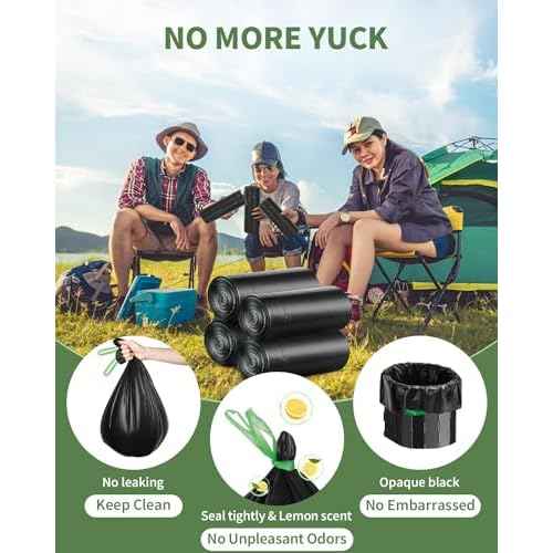 Camping Toilet Bags Poo Gel Set Portable Toilet Bags Camping Toilet Gel