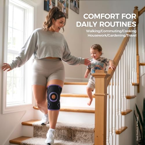 Plus Size Knee Brace 3XL/4XL - Open Wrap Support for Fuller Legs