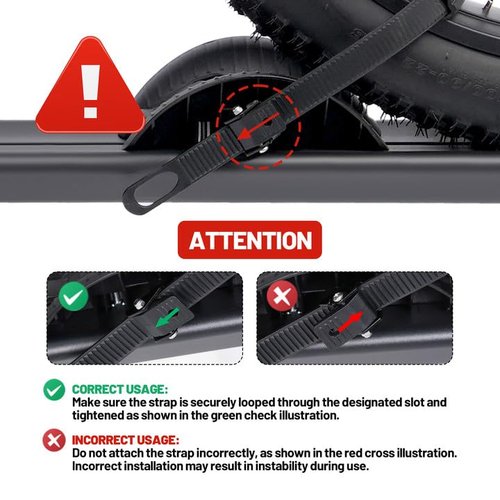 Young Electric Aluminum Hitch Mounted Bike Carrier 200 LBS Capacity for Standard Bikes and Ebikes, Fit Cars SUV Truck Trailer and RV