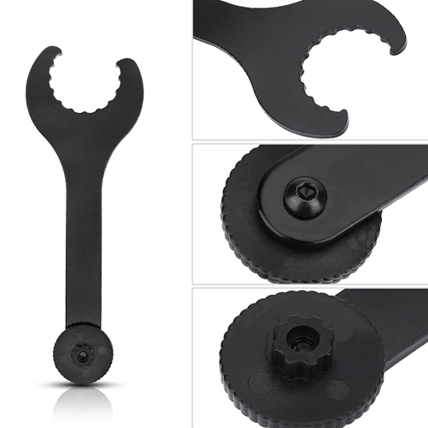 RiToEasysports Bottom Bracket Wrench, 1Pc Carbon Steel Bottom Bracket Wrench Spanner Removing Installing Repair Tool Bb 8000