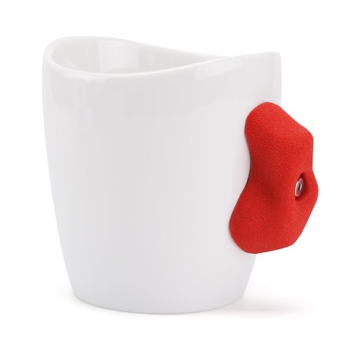 Rock Climbing Mug, 16 oz Ceramic Mug with Climbing Training Handles, Rock Climbing Gifts for Men Women, Climbing Hold Mug Bouldering Coffee Cup