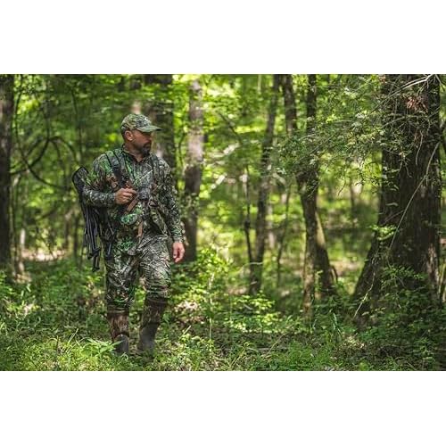 Mossy Oak Men's Tibbee Technical Lightweight Camo Hunting Shirt