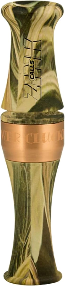 Zink Power Clucker (PC-1) Polycarbonate Hand-Tuned Short Reed Waterfowl Canada Goose Hunting Game Call - A Full Range of Goose Vocalizations