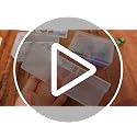 12 Pack Clear Plastic Playing Card Boxes Deck Cases for Trading and Game Cards