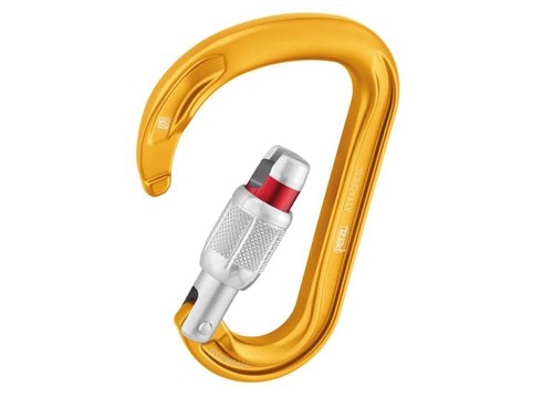 PETZL Verso Belay Device with Attache Screw-Lock Carabiner - Compact, Lightweight Belay Device, for One or Two Rope Strands While Climbing or Rappelling - Green