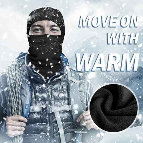 Balaclava Ski Mask for Men & Women - Winter Face Mask with Multiple Wear Styles - for Outdoor Sports & Cold Weather