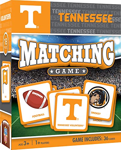 Matching Game for NCAA Fans - Tennessee Volunteers Team Color - Ages 3+