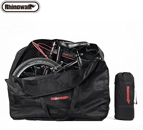 Rhinowalk Folding Bike Carry Bag 20" Thick/ 26" Thin/26 Thick Bicycle Transport Storage Case Bike Travel Bag for Air Travel,Shipping Professional Cycling Accessories