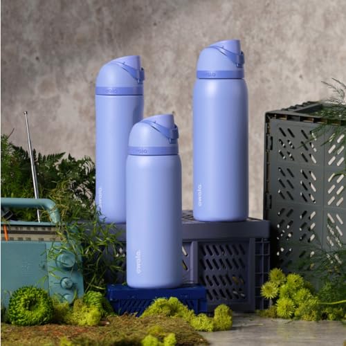 40 oz Insulated Stainless Steel Water Bottle with Locking Push-Button Lid - Out of the Blue