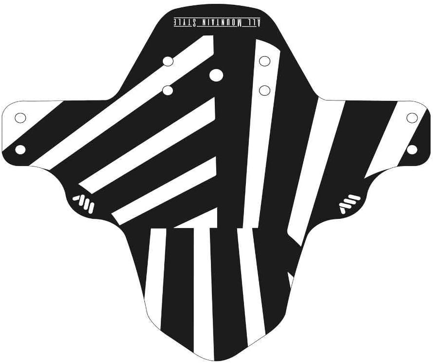 All Mountain Style AMS Front Mudguard – Fits 26’’,27.5’’,29’’, Dazzle/Black