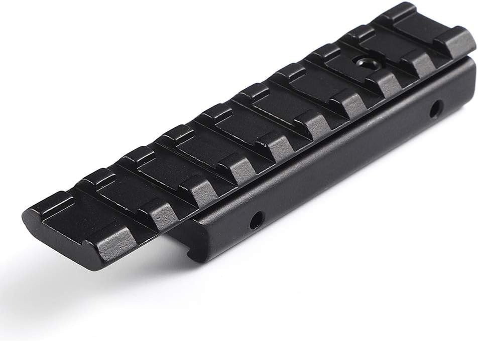 Adapter Rail Mount - Converts 3/8" Dovetail Grooves to Accept 7/8" Weaver/Picatinny Style Scopes and Accessories Fits Mossberg 702 802 Henry Arms 22 Lever Action Rimfire Rifle