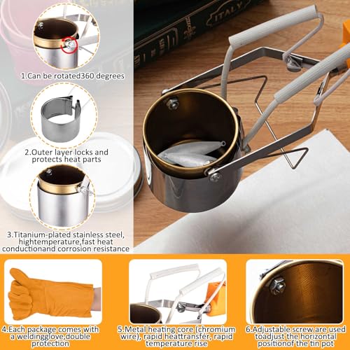 Metal Melting Furnace Kit for Fishing Weights, Castings & Crafts