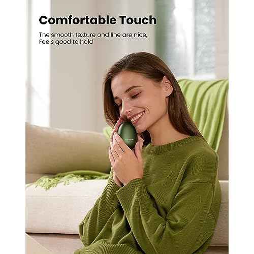 Gaiatop Hand Warmers Rechargeable 2 Pack, Magnetic 3 Settings Fast Heating Avocados Shape, Electric Portable Pocket Heater, Reusable Hot Hands Gifts for Women Men Outdoor Camping Hunting Golf