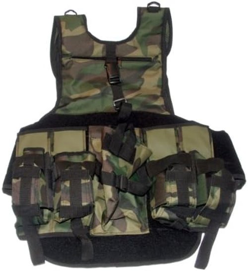 GxG Army Swat Paintball Airsoft Tactical Vest Camo