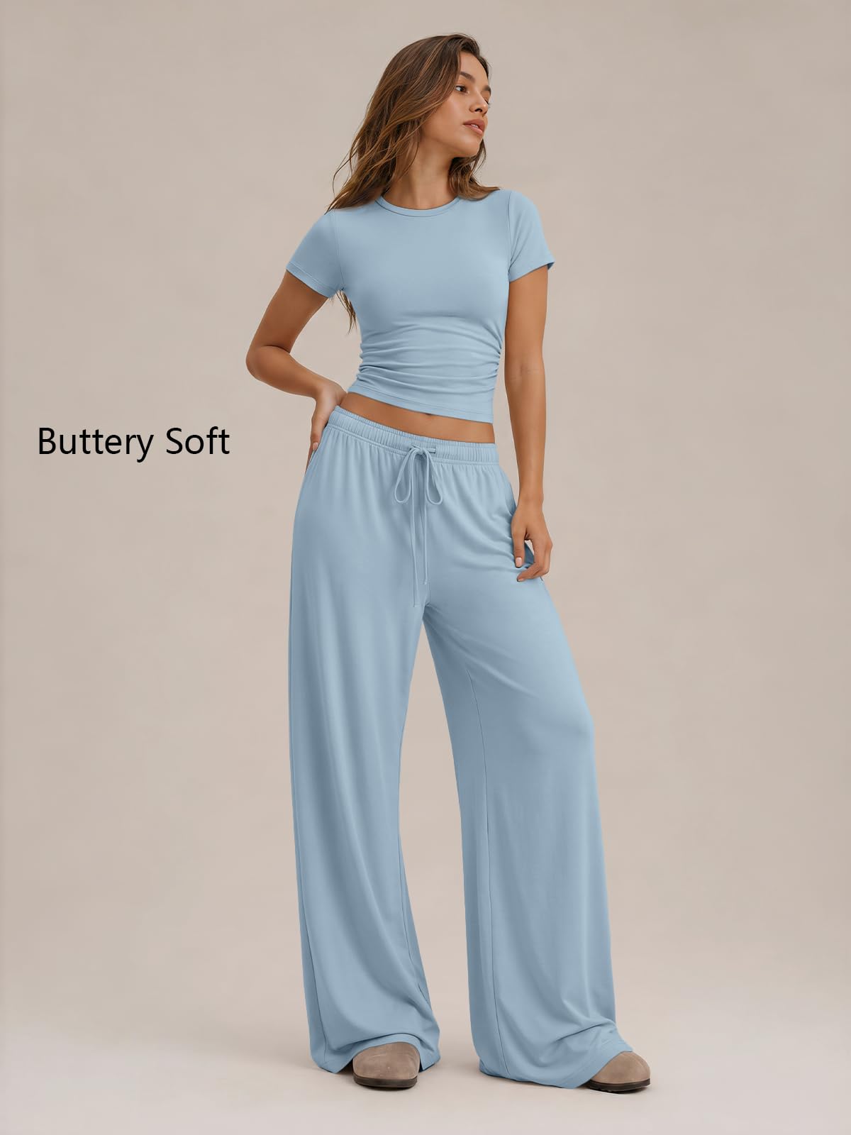 Trendy Queen Womens 2 Two Piece Set 2026 Summer Workout Vacation Gym Clothes Spring Fashion Lounge Matching Airport Travel Outfit Resort Wear Fitness Athleisure Clothing