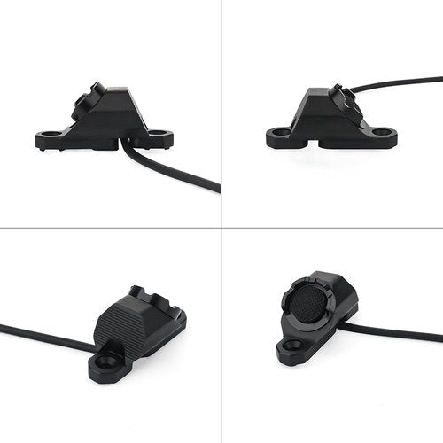 QIRUIMY Remote Pressure Switch with SF Plug for M300 M600 Scout Light Tactical Flashlight Light Switch for Mlok/Keymod Rail Aluminium Alloy Switch (BK)