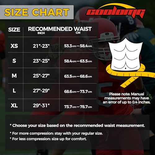 Youth Football Pants with 7 Pads - Black, Medium, Integrated Protective Gear