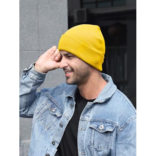 Rajputana 1 & 2 Packs Unisex Knit Winter Beanie Hats Cap Set for Men and Women