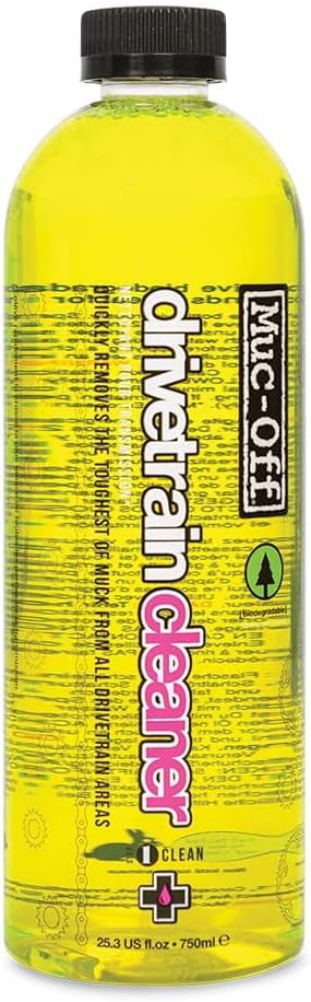 Muc-Off Bio Drivetrain Cleaner | Effective Biodegradable Bicycle Chain Cleaner and Degreaser Spray | Suitable for All Types of Bike