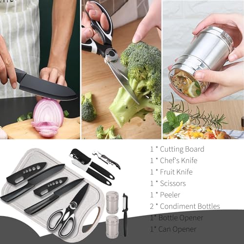 21pcs Silicone Camping Cookware Set with Utensils - Black Kitchen & Hiking Gear