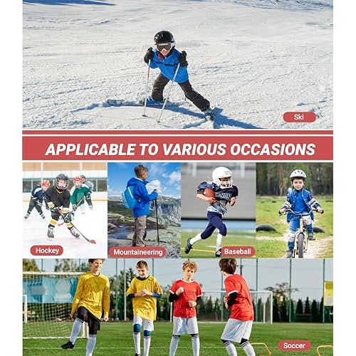 Youth Boys' Compression Shirt Long Sleeve Thermal Undershirt£¬Fleece Base Layer Athletic for Baseball, Football
