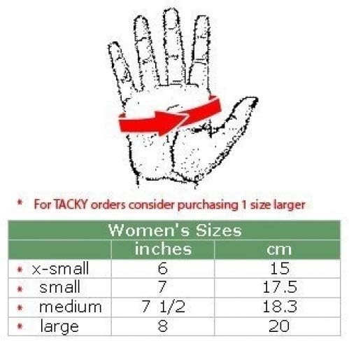 Mighty Grip Pole Dancing Gloves with Tack Strips for Gripping The Pole (1 Pair)