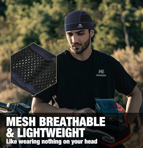 Breathable Cooling Skull Cap for Helmet Sweat-Wicking Under-Helmet Wear
