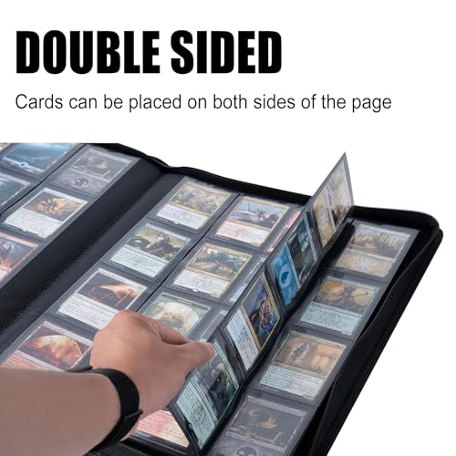 1024 Pockets One Piece Card Binder OP-1024 16 Pocket Waterproof PU Album