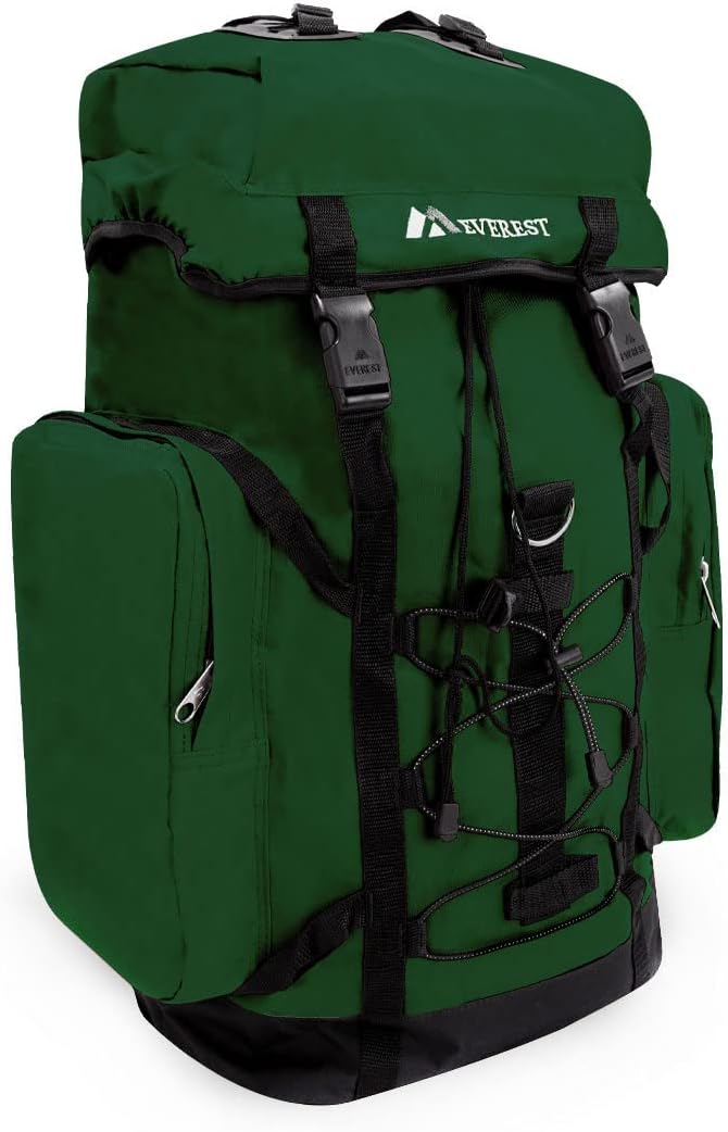 Everest Hiking Pack, Dark Green, One Size