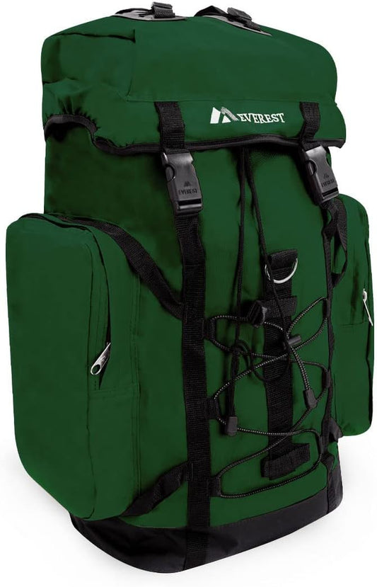 Everest Hiking Pack, Dark Green, One Size