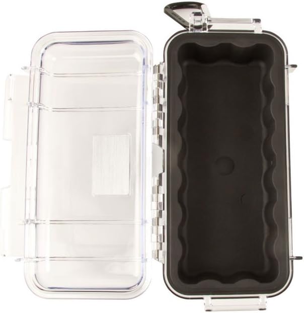 Pelican 1020 Micro Case (Black/Clear)