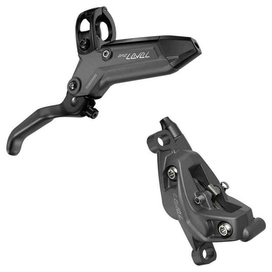 SRAM, Level Bronze Stealth 4P, MTB Hydraulic Disc Brake, Rear, Post mount, Grey